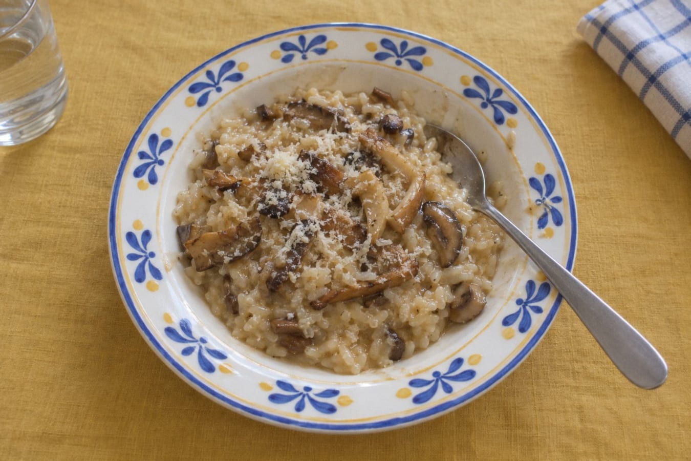Arroz meloso de setas