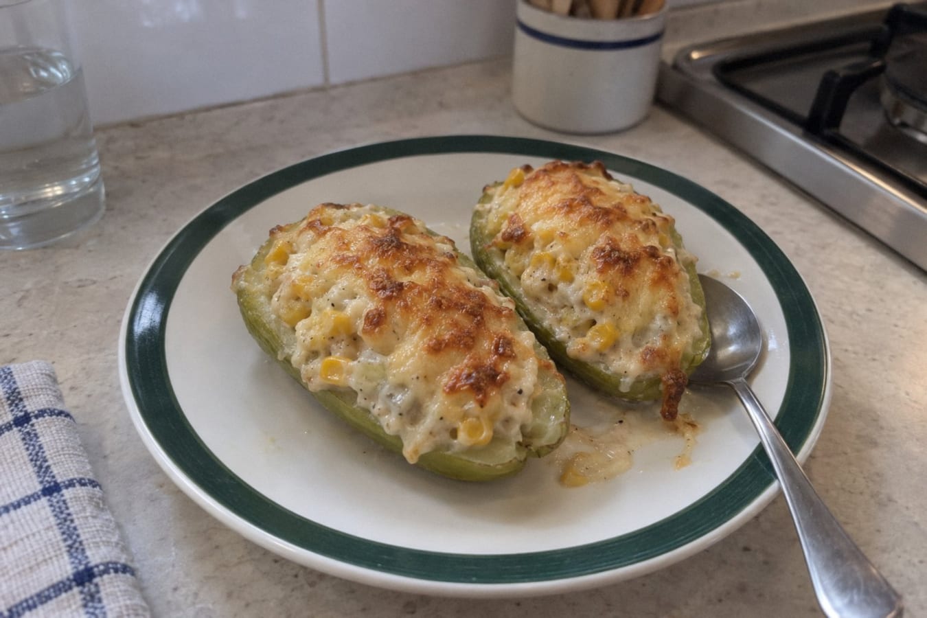 Chayotes rellenos