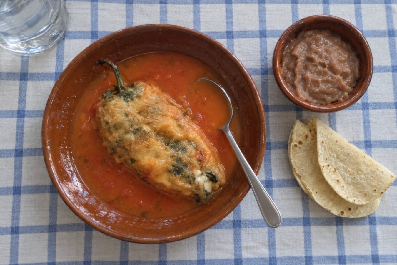 Chiles rellenos de queso