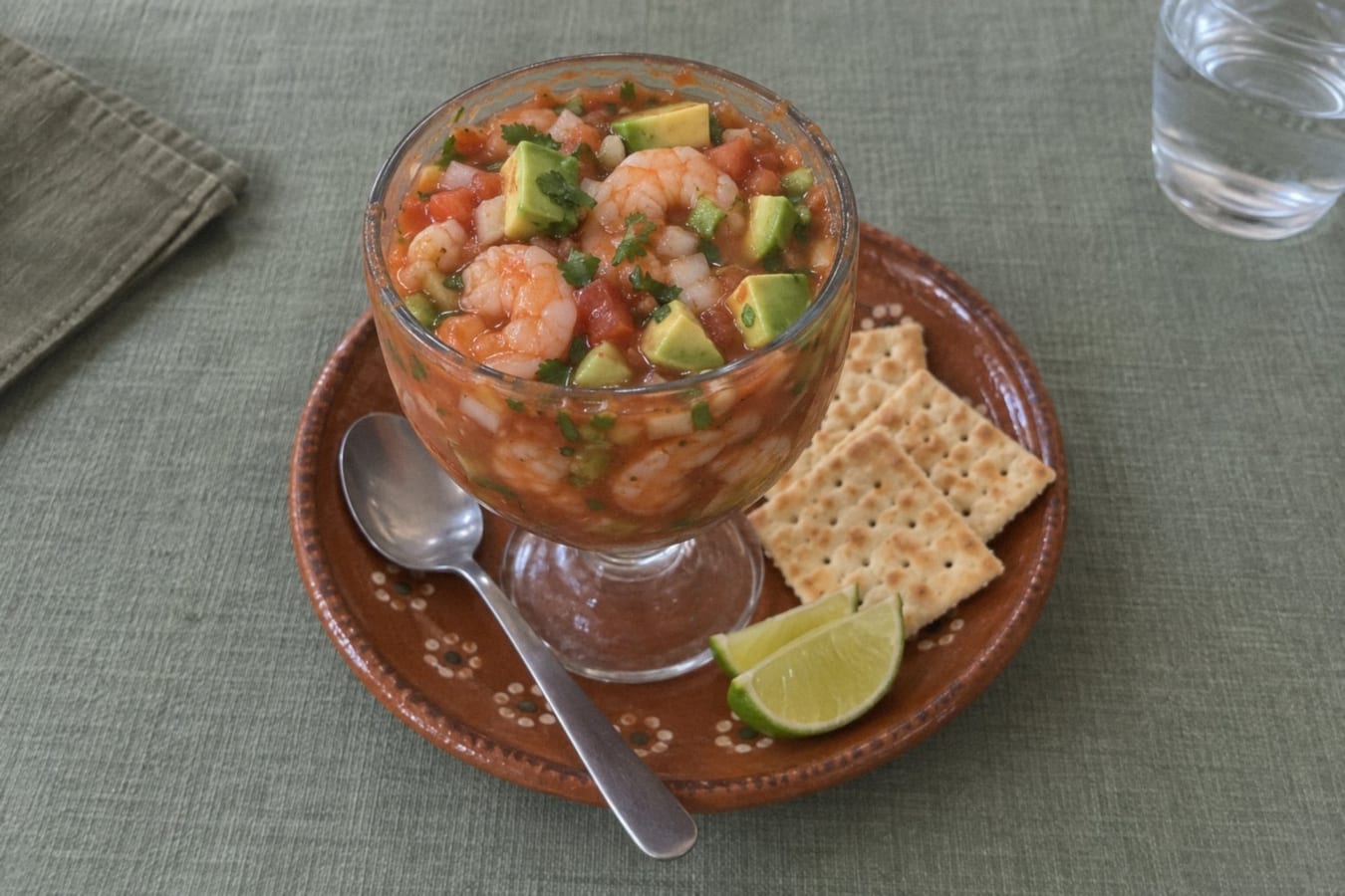 Cóctel de camarón – Mexican prawn cocktail