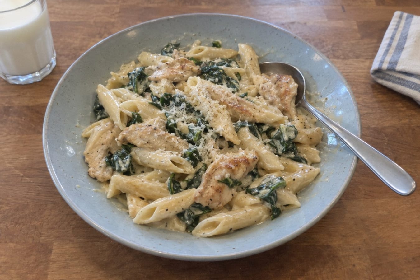 Creamy chicken pasta