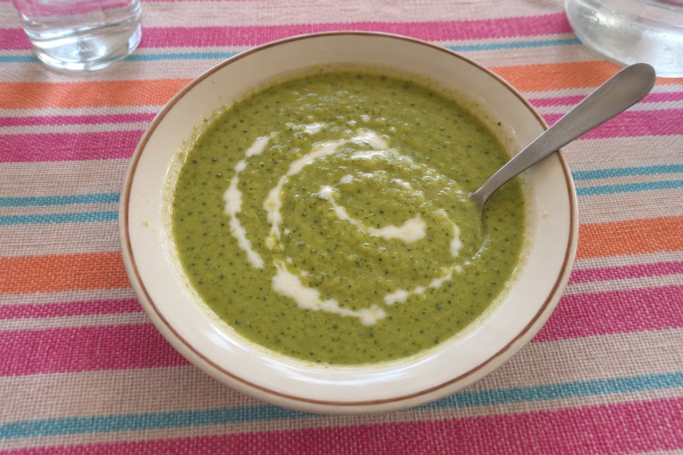 Crema de brócoli – cream of broccoli soup