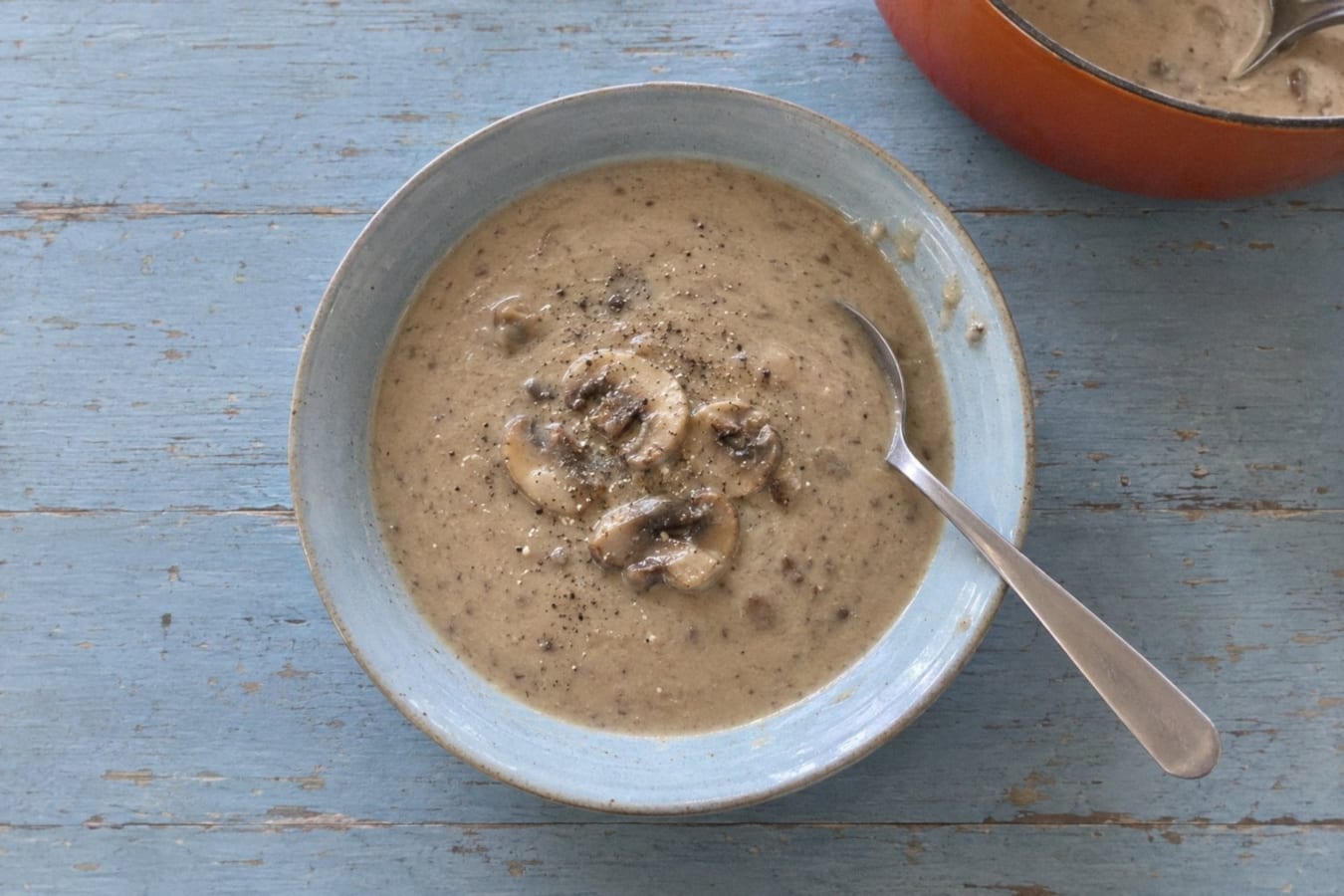 Crema de champiñones – cream of mushroom soup