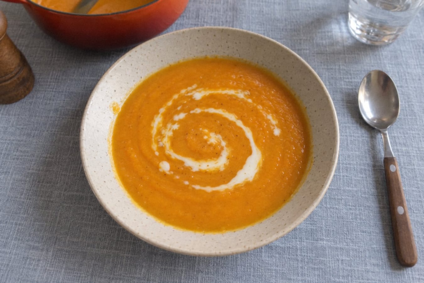 Crema de zanahoria