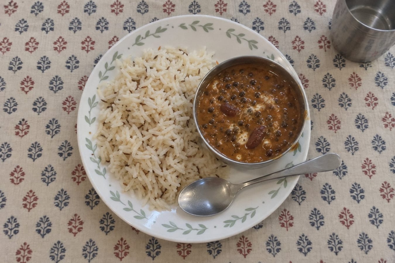 Dal makhani with jeera rice