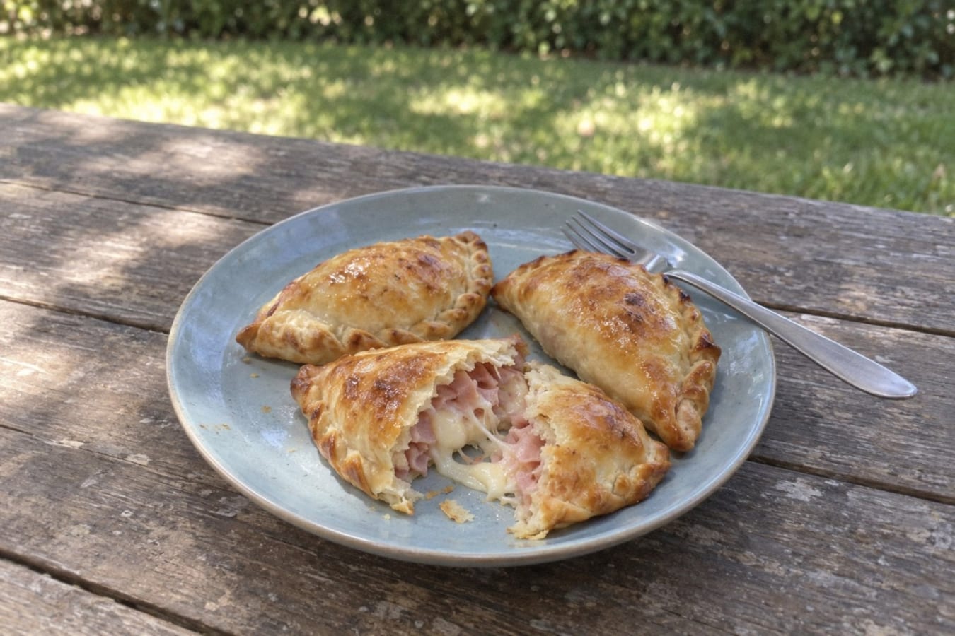 Empanadas med skinka och ost