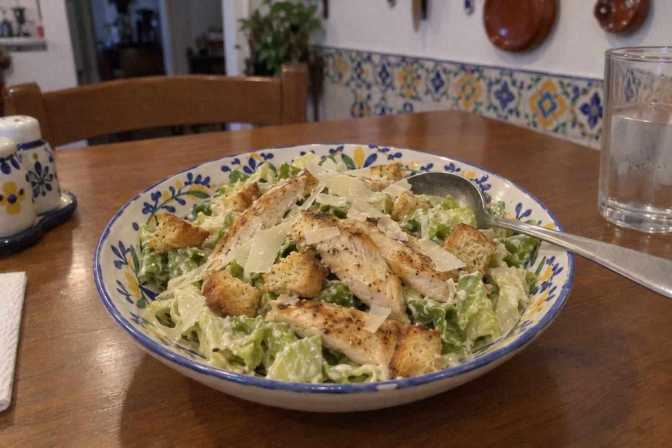 Ensalada César con pollo