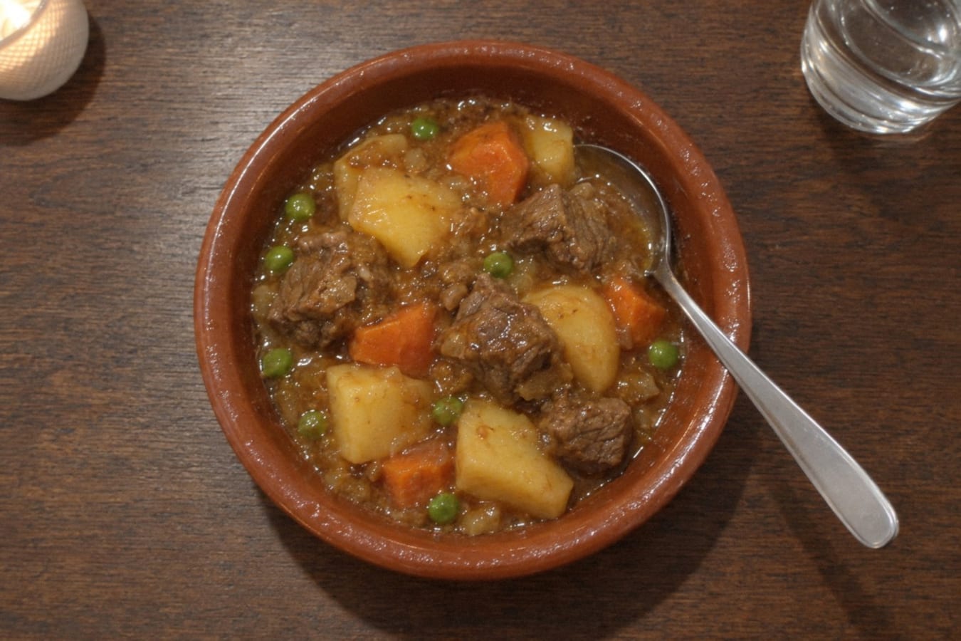 Spanish beef stew with potatoes