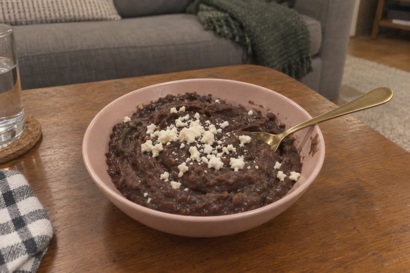 Frijoles refritos – mexikanskt bönmos
