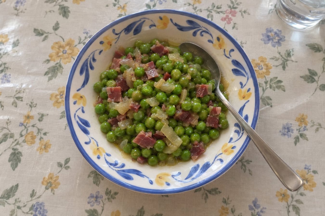 Guisantes con jamón