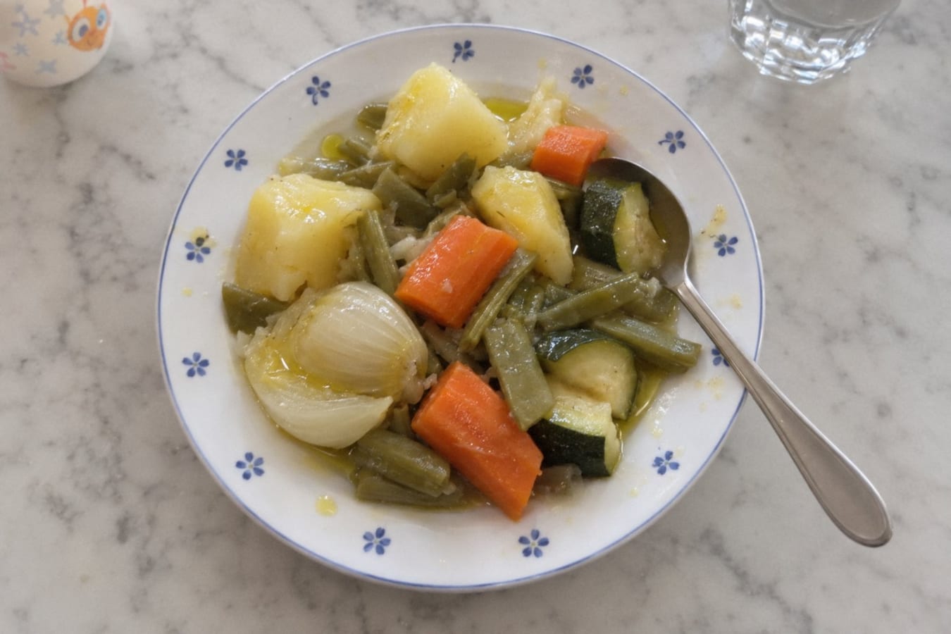 Hervido – kokta grönsaker med potatis och olivolja