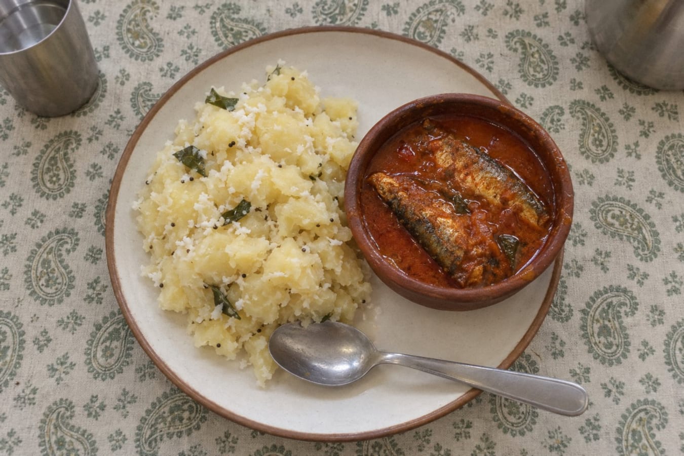 Kappa and fish curry