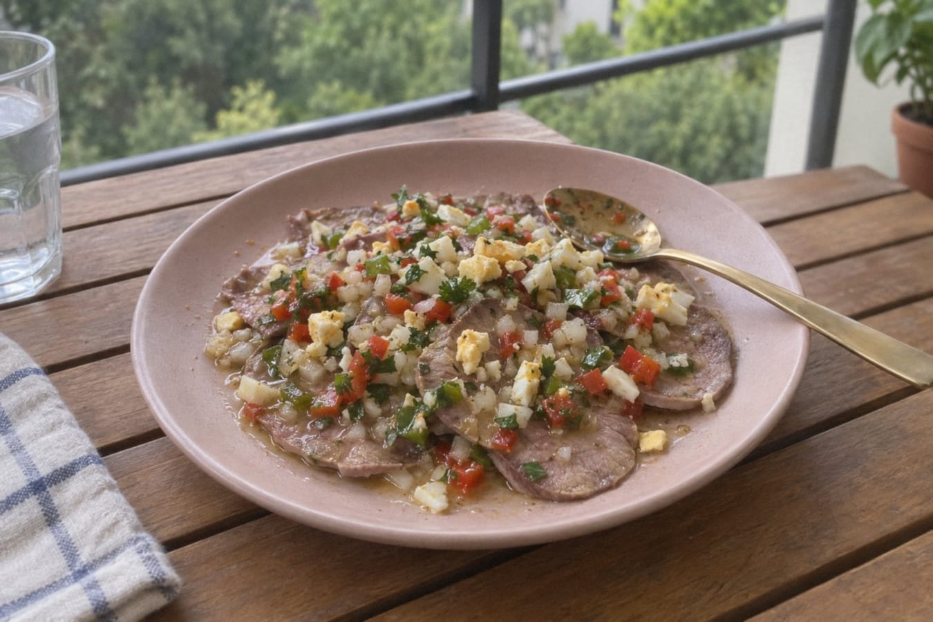 Lengua a la vinagreta