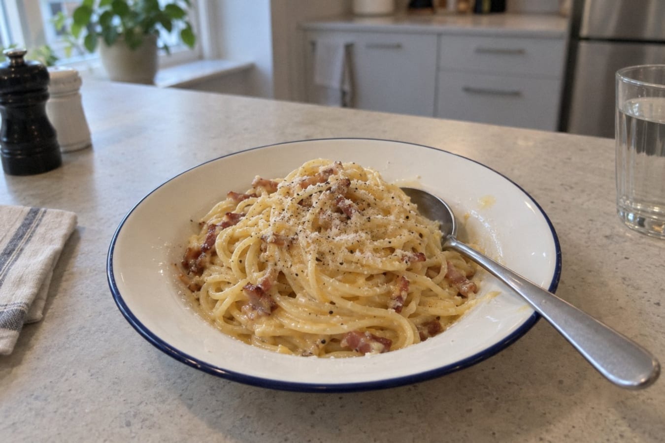 Pasta carbonara