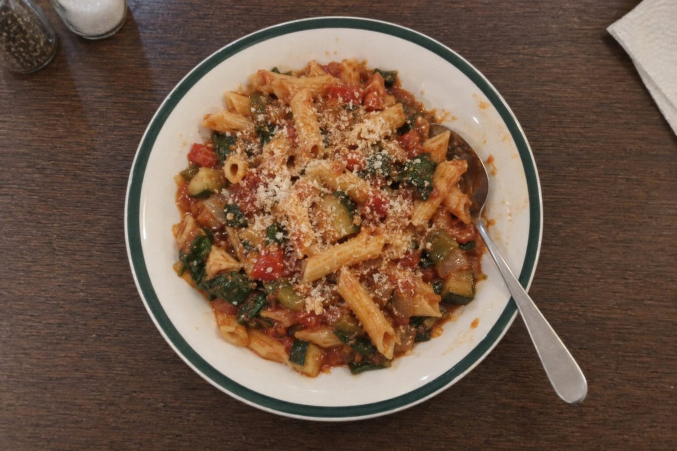 Macarrones con verduras