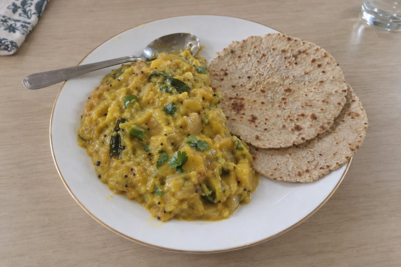 Pithla bhakri