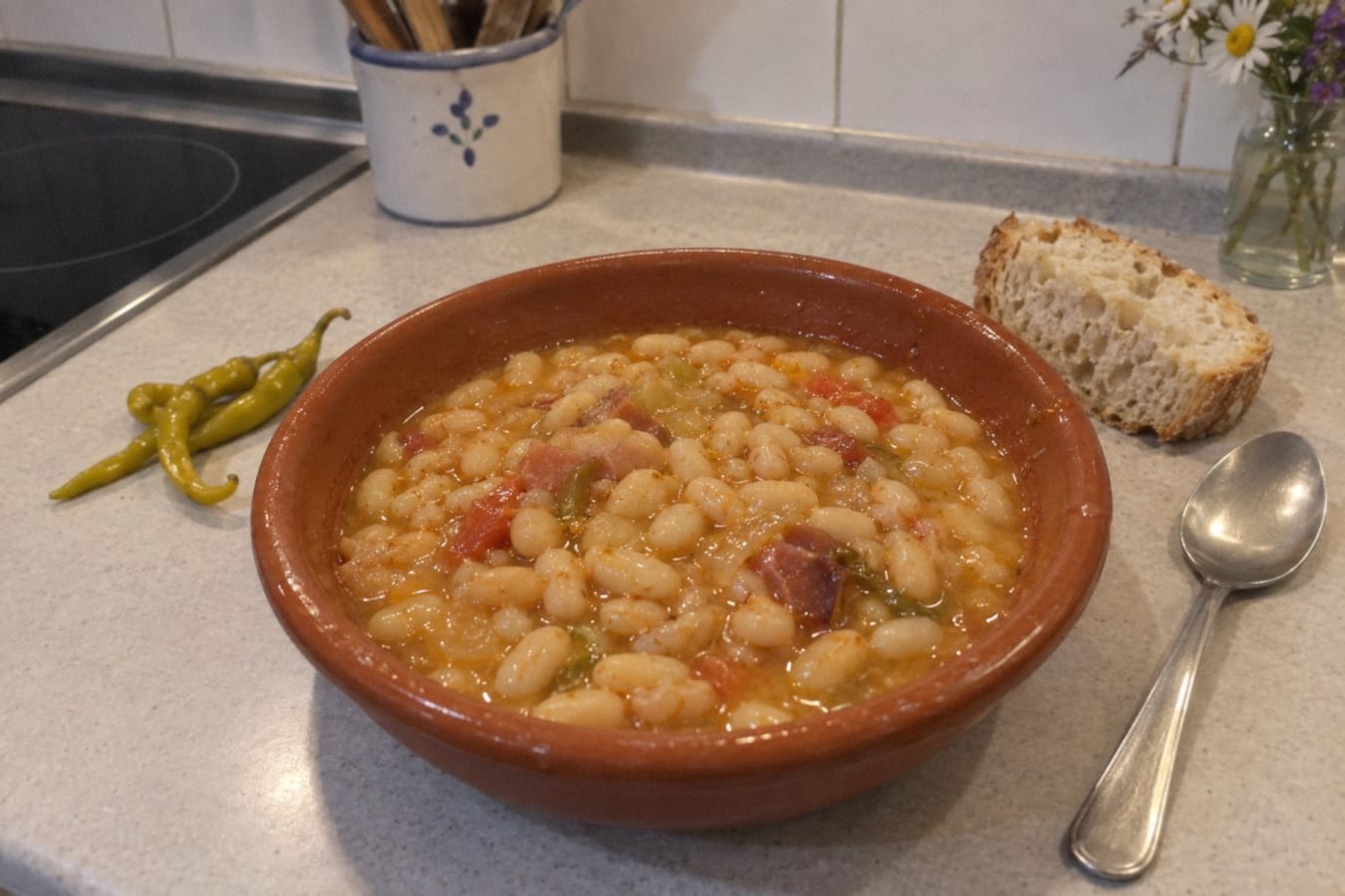 Pochas – färska vita bönor från Navarra