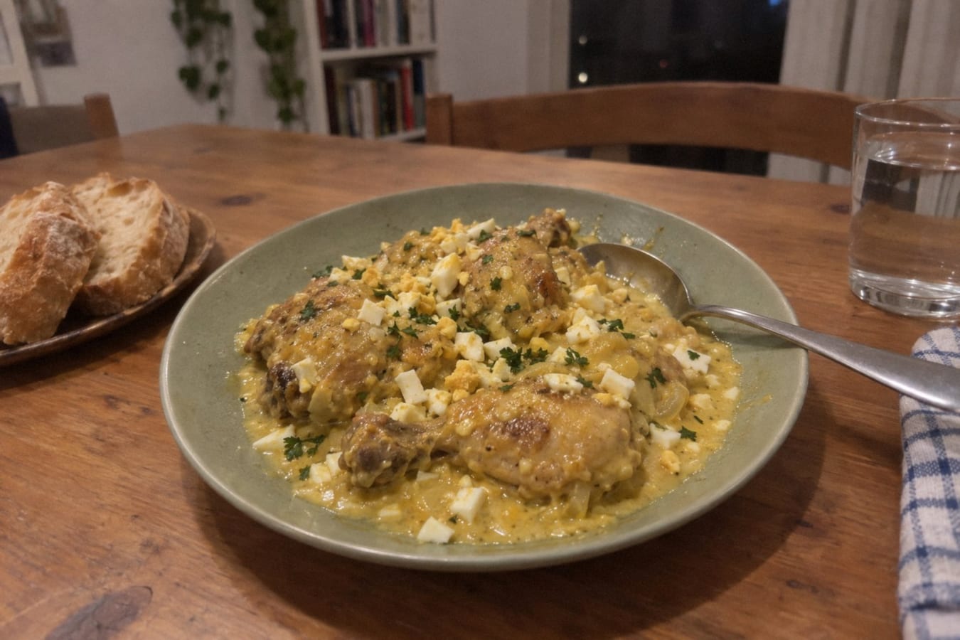 Pollo en pepitoria – kyckling i mandel- och saffranssås