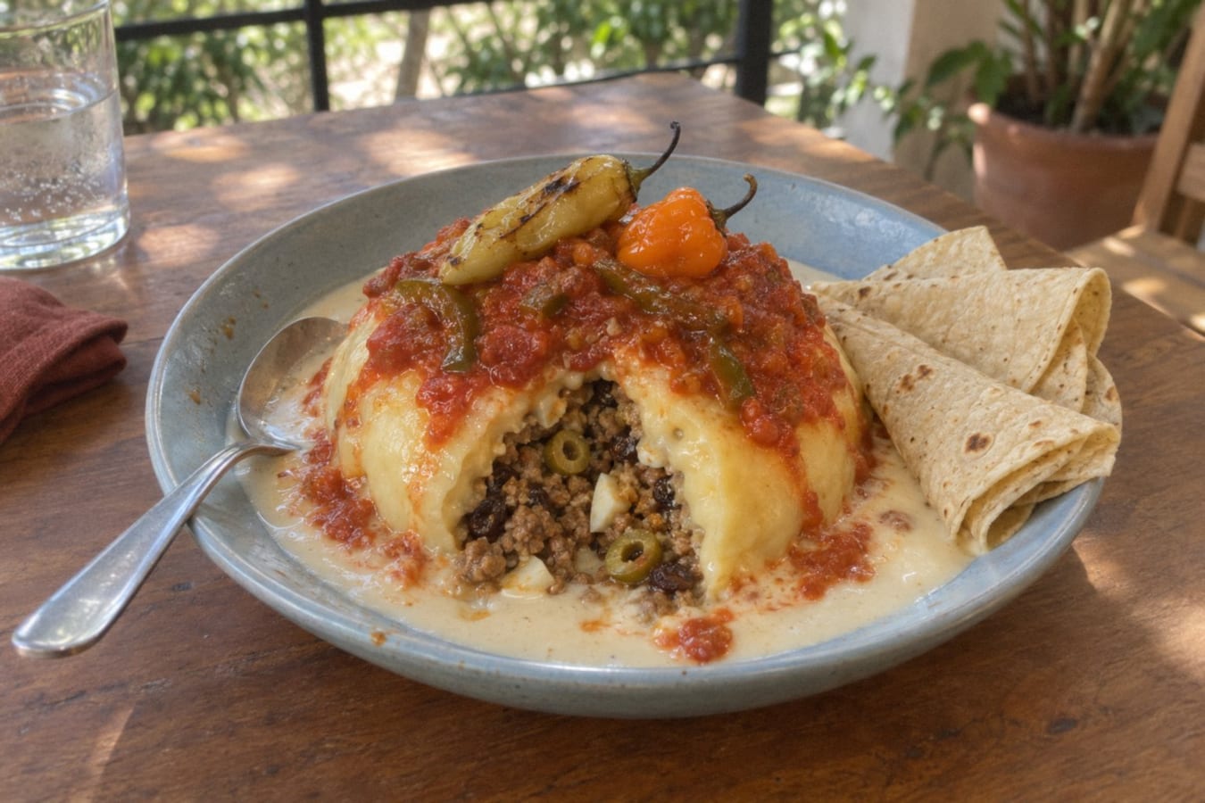 Queso relleno
