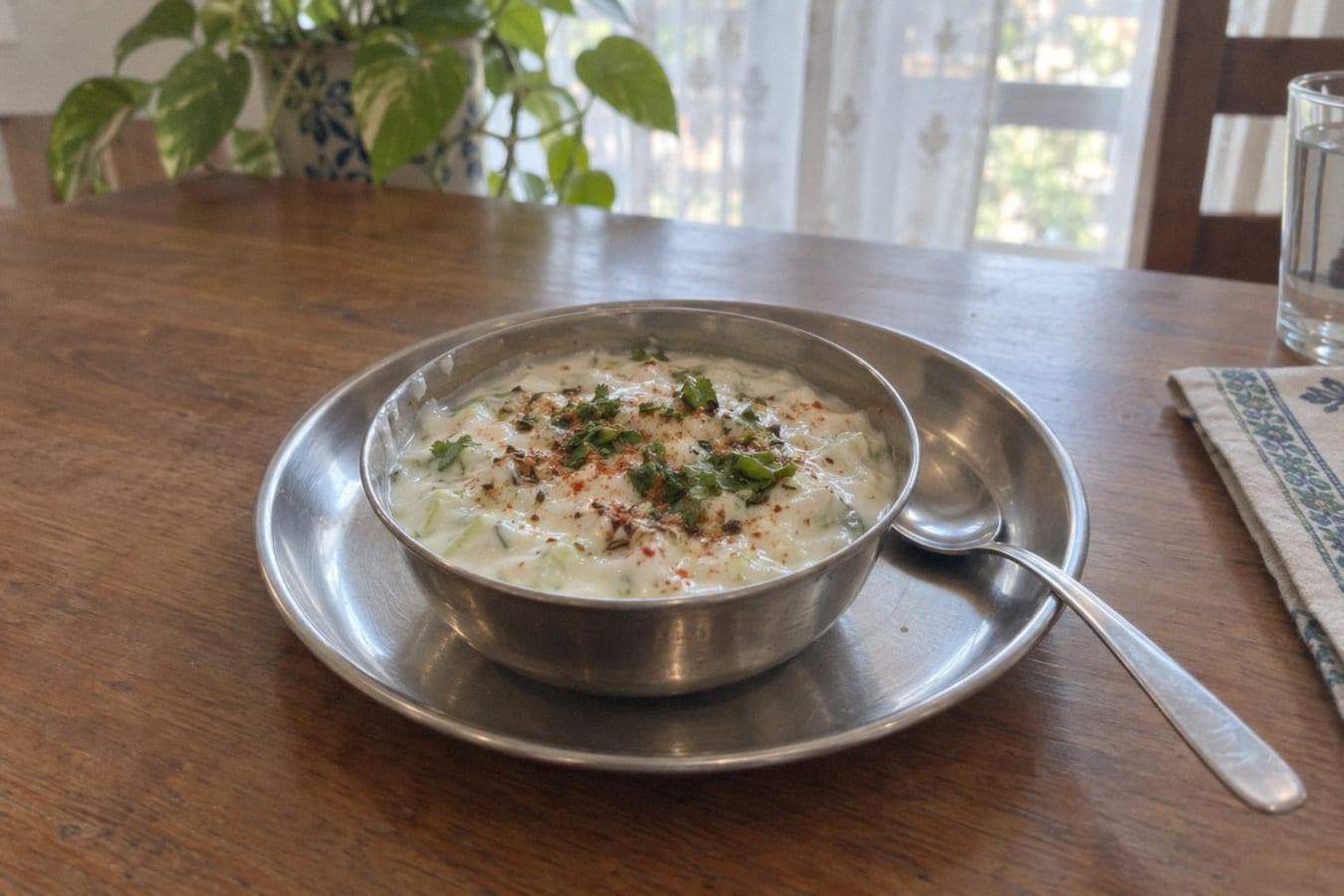 Cucumber raita