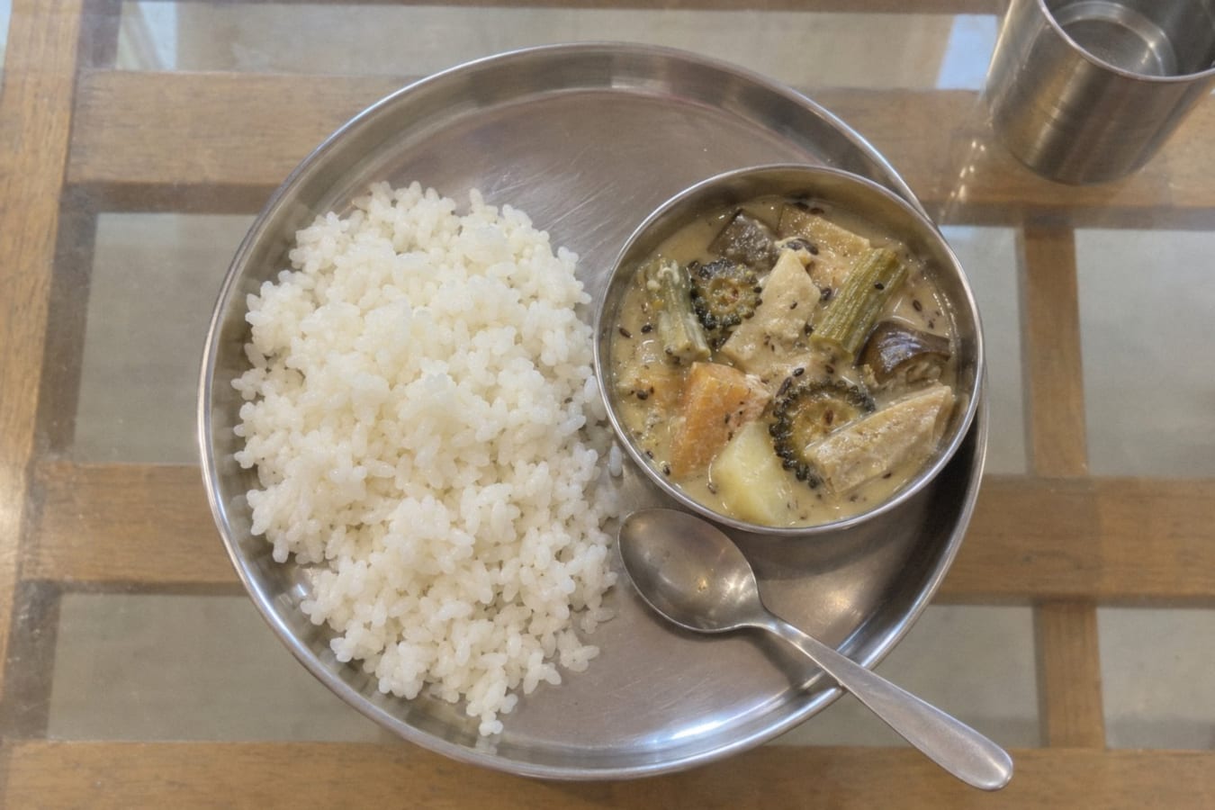 Shukto with rice