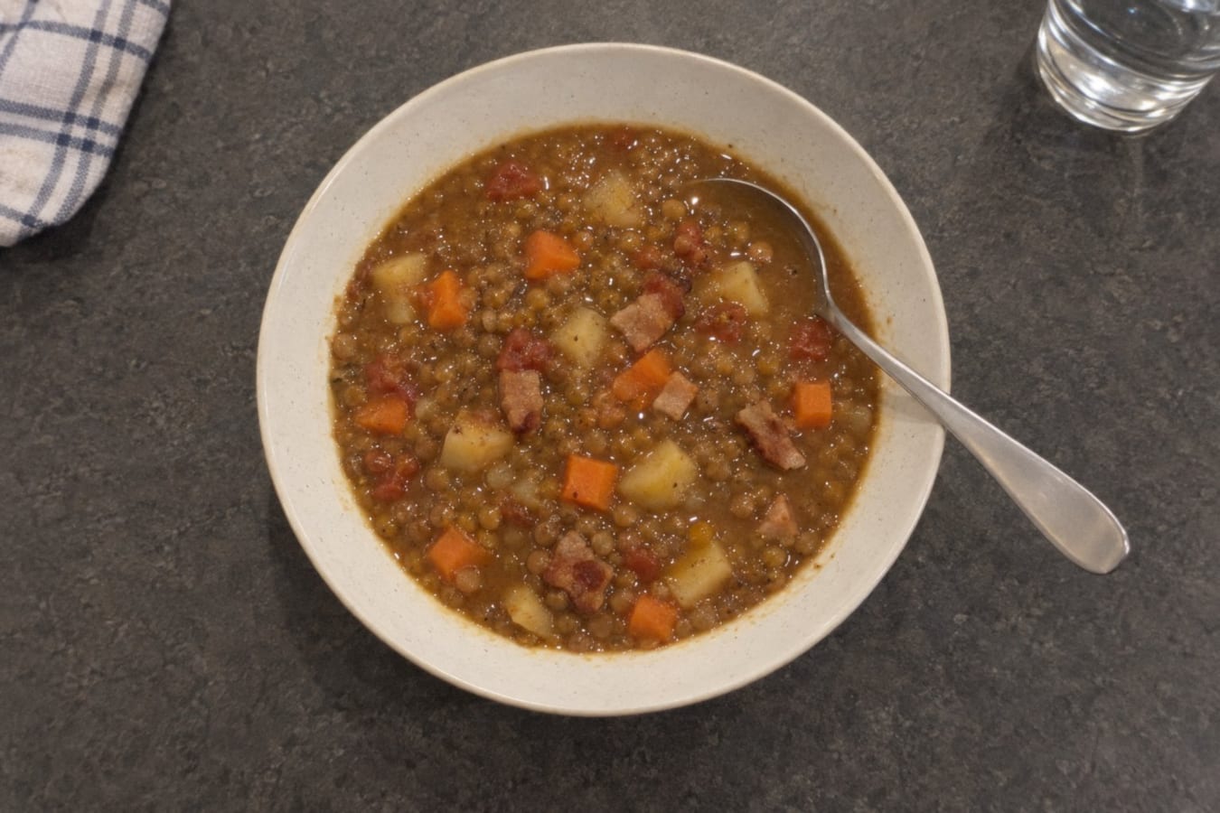 Sopa de lentejas