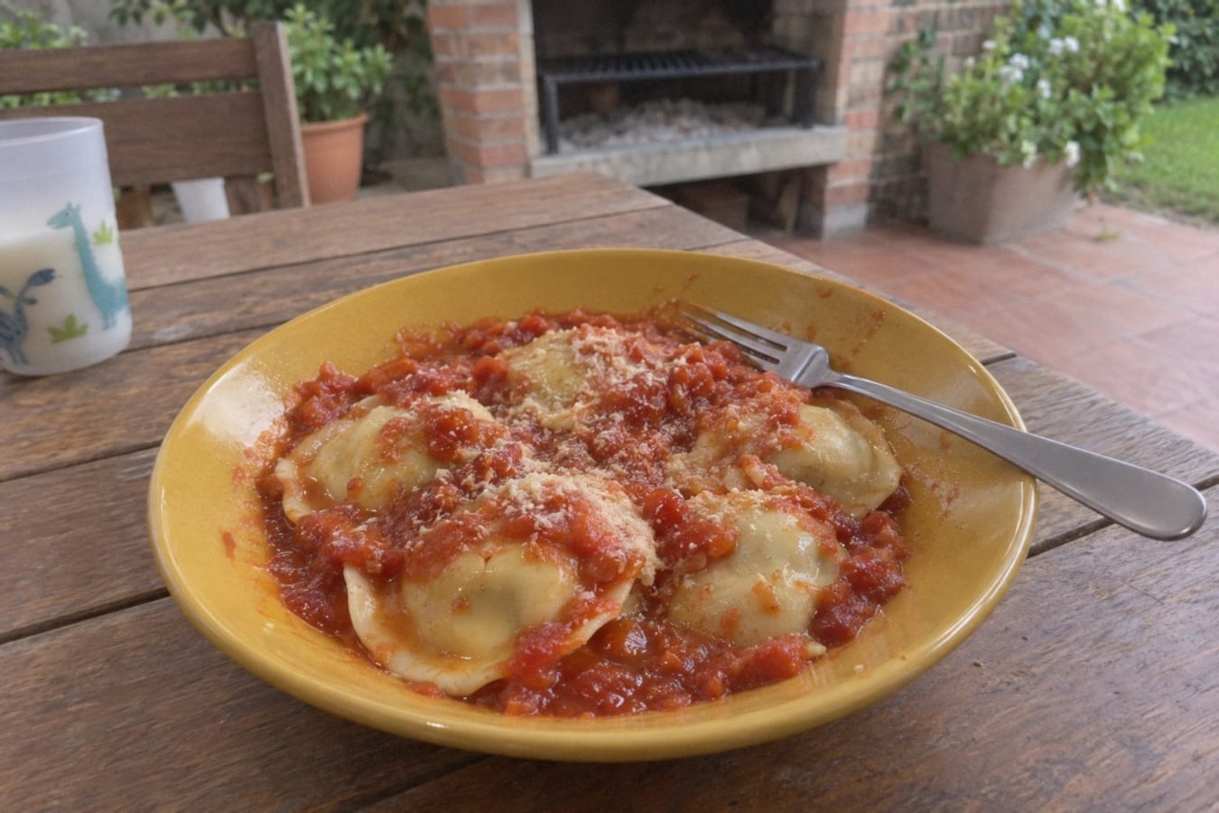 Sorrentinos – fyllda pastakuddar med tomatsås