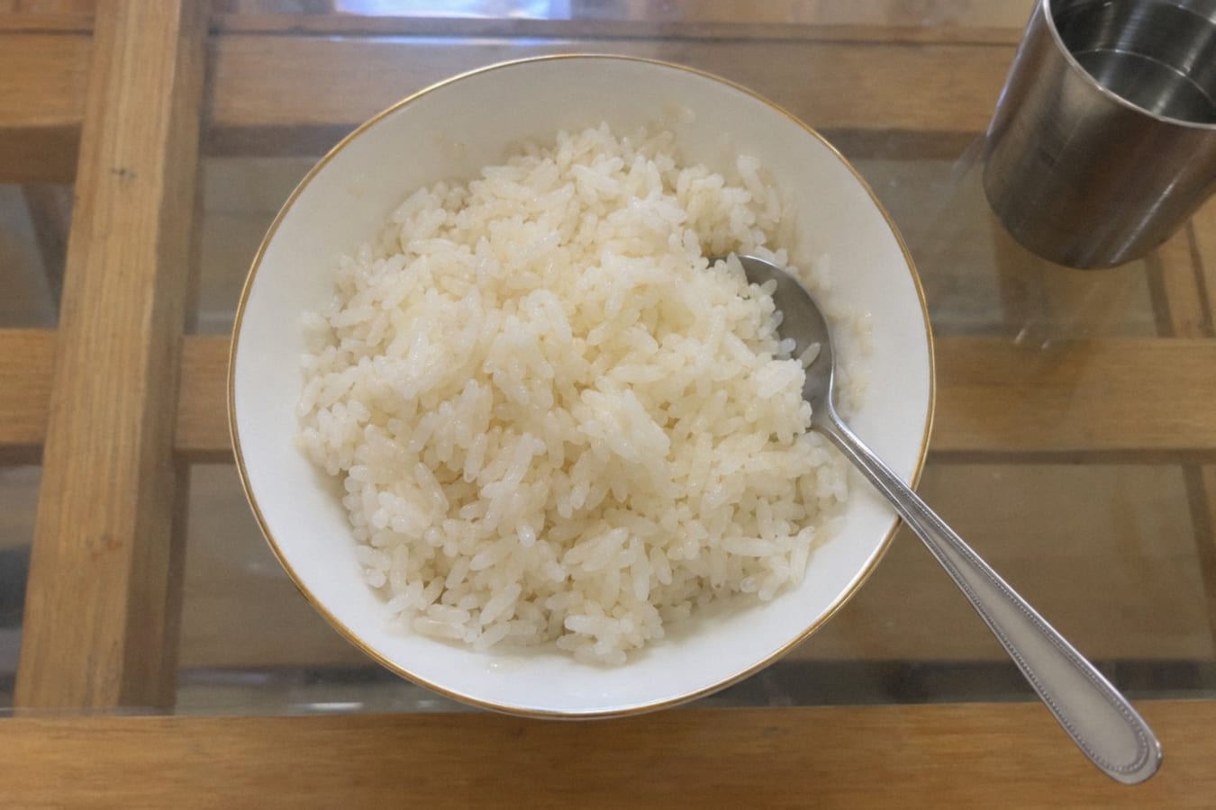 Steamed rice