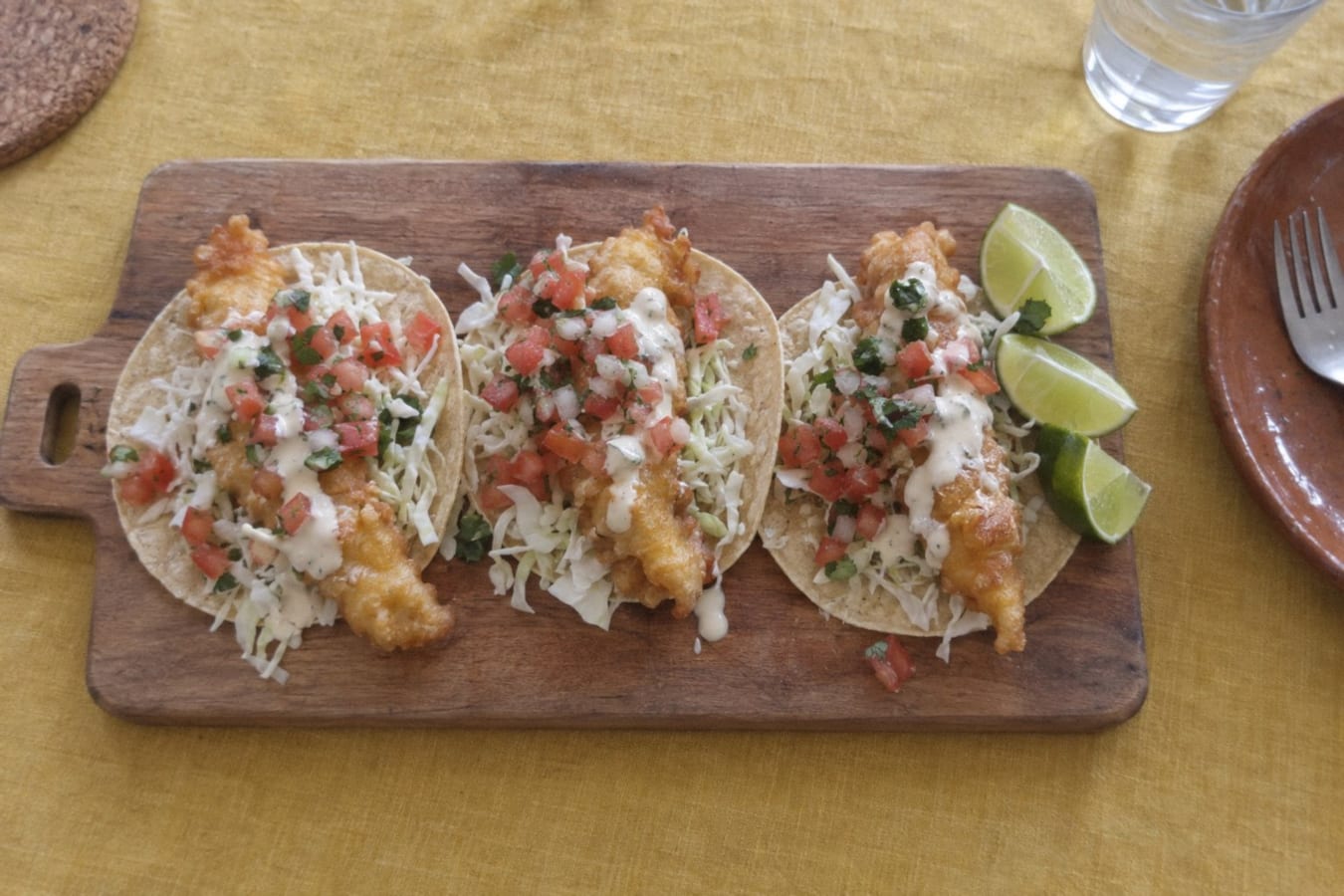 Tacos de pescado estilo Ensenada