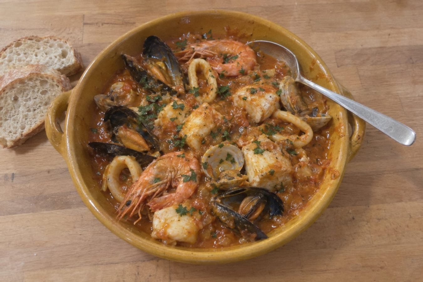 Zarzuela – katalansk fisk- och skaldjursgryta